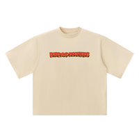 DROPTOP 02 — Classic Logo Drop Shoulder Tee
