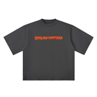 DROPTOP 02 — Classic Logo Drop Shoulder Tee