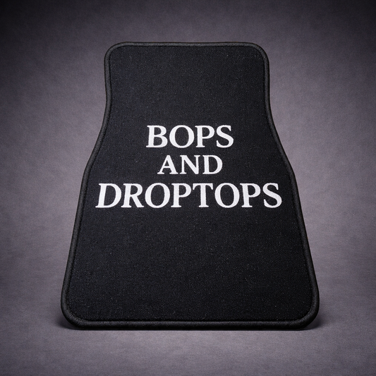Bops and Droptops Car Mats – Full Set (4 Pieces) Universal Fit